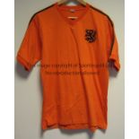JOHAN CRYUFF AUTOGRAPH An orange Holland shirt signed by Cryuff. Includes a Certificate of