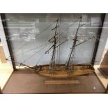 A scratch built schooner “ Scottish Maid “ 1839 1/48 scale, the original built by Alexander hall &