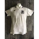 West Germany U21 Match Worn Football Shirt: Swapped with England International player Tony Cottee.