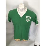 Ireland Football League 1970 Match Worn Football Shirt: Smyco labelling with number 7 to rear. Short