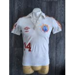 Rare Keith Weller New England 1980 USA Football Soccer Match Worn Shirt: From 79/80 a number 14