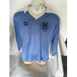 Israel U21 Match Worn Football Shirt: Swapped with England player Tony Cottee who gave the Israel