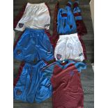 Tony Cottees West Ham Football Kit: Includes 4 pairs of Pony match worn shorts, 3 pairs of socks,