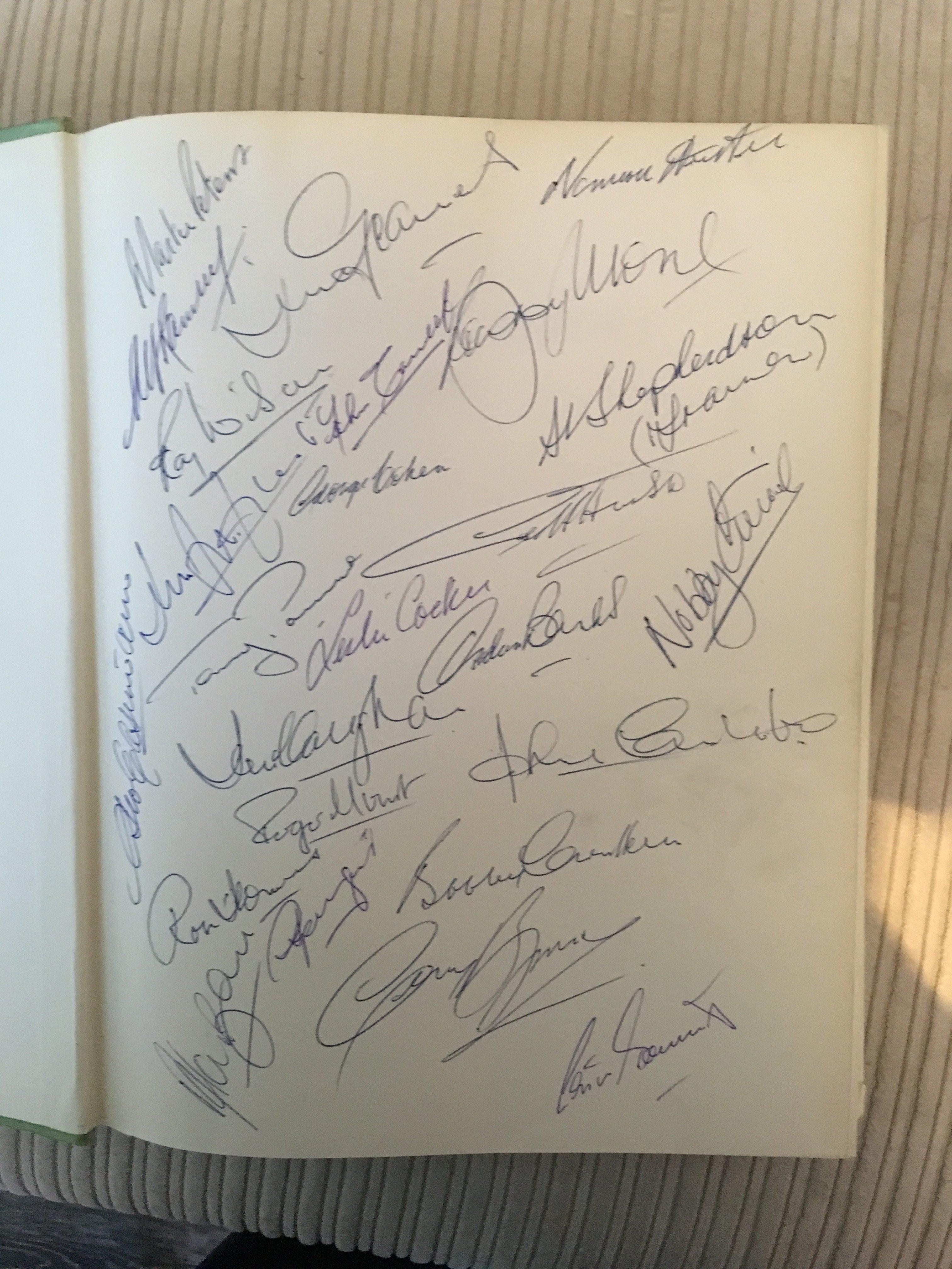 England 1966 Fully Signed Squad World Cup Report Book: Possibly the best ever piece of 1966