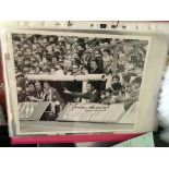 Nottingham Forest Signed Football Press Photos: Black and white from the early 80s including