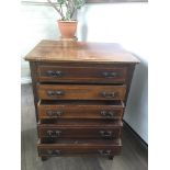 An Edwardian music cabinet