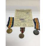Three British medals comprising a 1913-14 King’s m