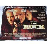 A US one sheet poster for the movie The Rock plus