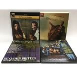 A collection of Classical and Opera 78s and vinyl LP box sets.