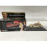 Two James Bond collectors cars from the Sean Connery era.