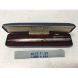 A Yard-O-Led silver pen in original box with pa