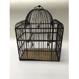Small decorative bird cage.