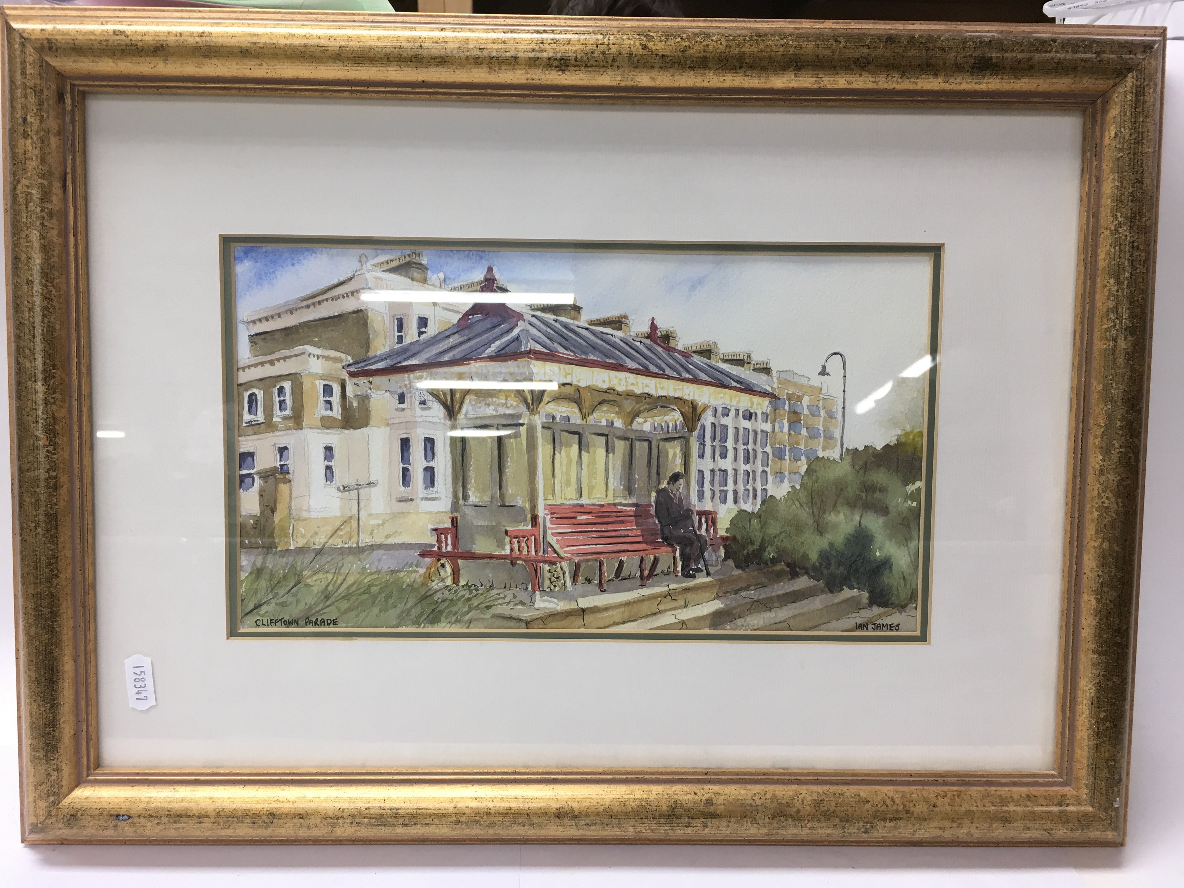 A collection of local interest original watercolours by Ian James along with others. - Image 4 of 4