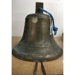 A heavy brass ship's bell