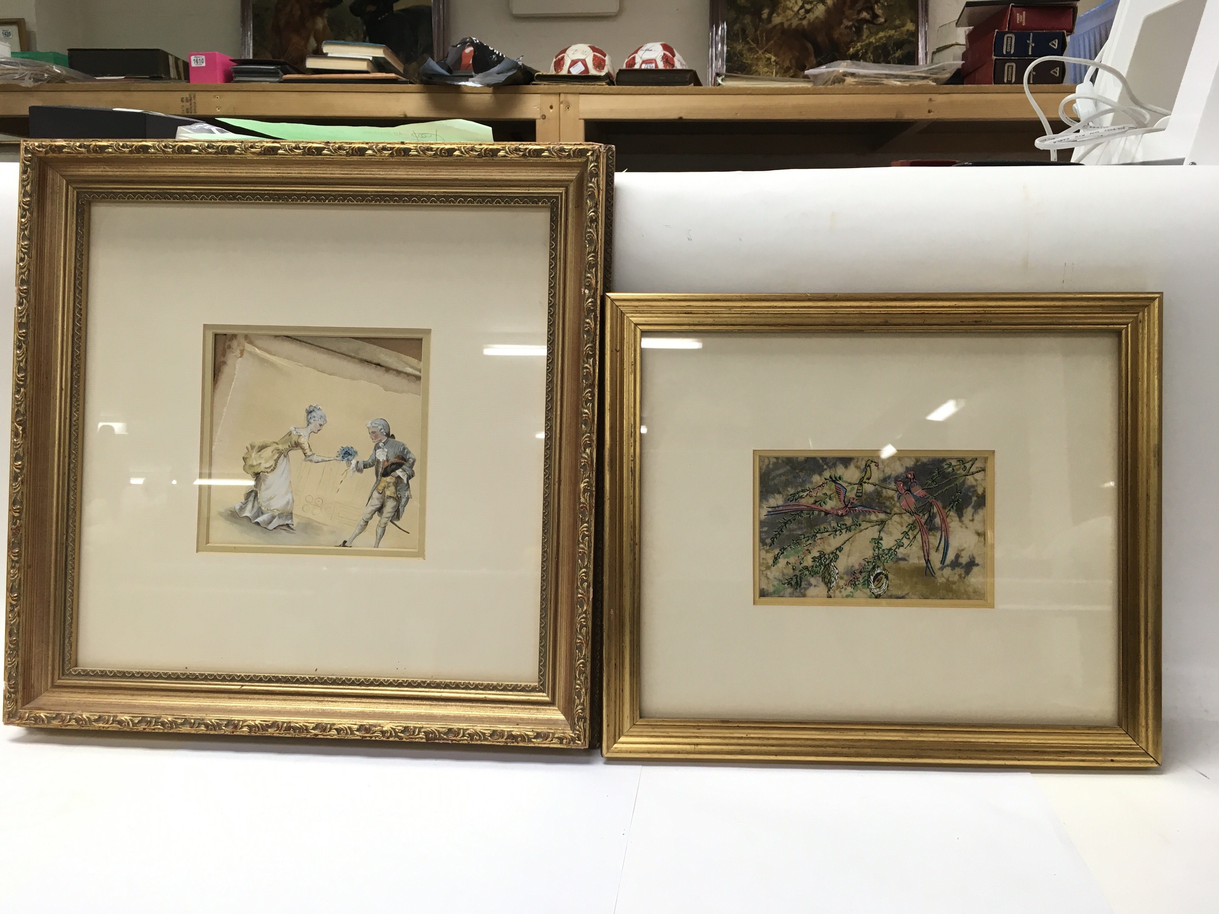 A collection of local interest original watercolours by Ian James along with others.