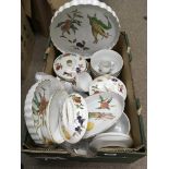 A Worcester 'Evesham' part dinner service