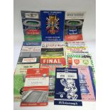 A small collection of football programs including