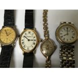 A Vintage Ladies 9ct Gold Watch two Ladies Mappin