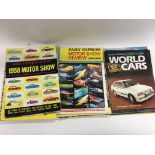 A collection of daily express motor show annuals a