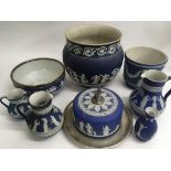 A collection of early Wedgwood jasper ware includi