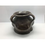 A tyg pottery vase impressed to the base England 1