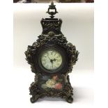 A reproduction clock together with a collection of