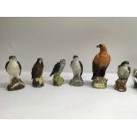 A collection of six Beswick whisky decanters in th