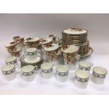 An Aynsley coffee set, a Royal Albert Lady Clare p