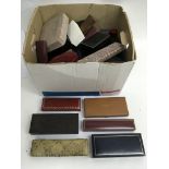 A large box of assorted jewellery boxes including