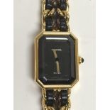 A ladies Chanel wristwatch.