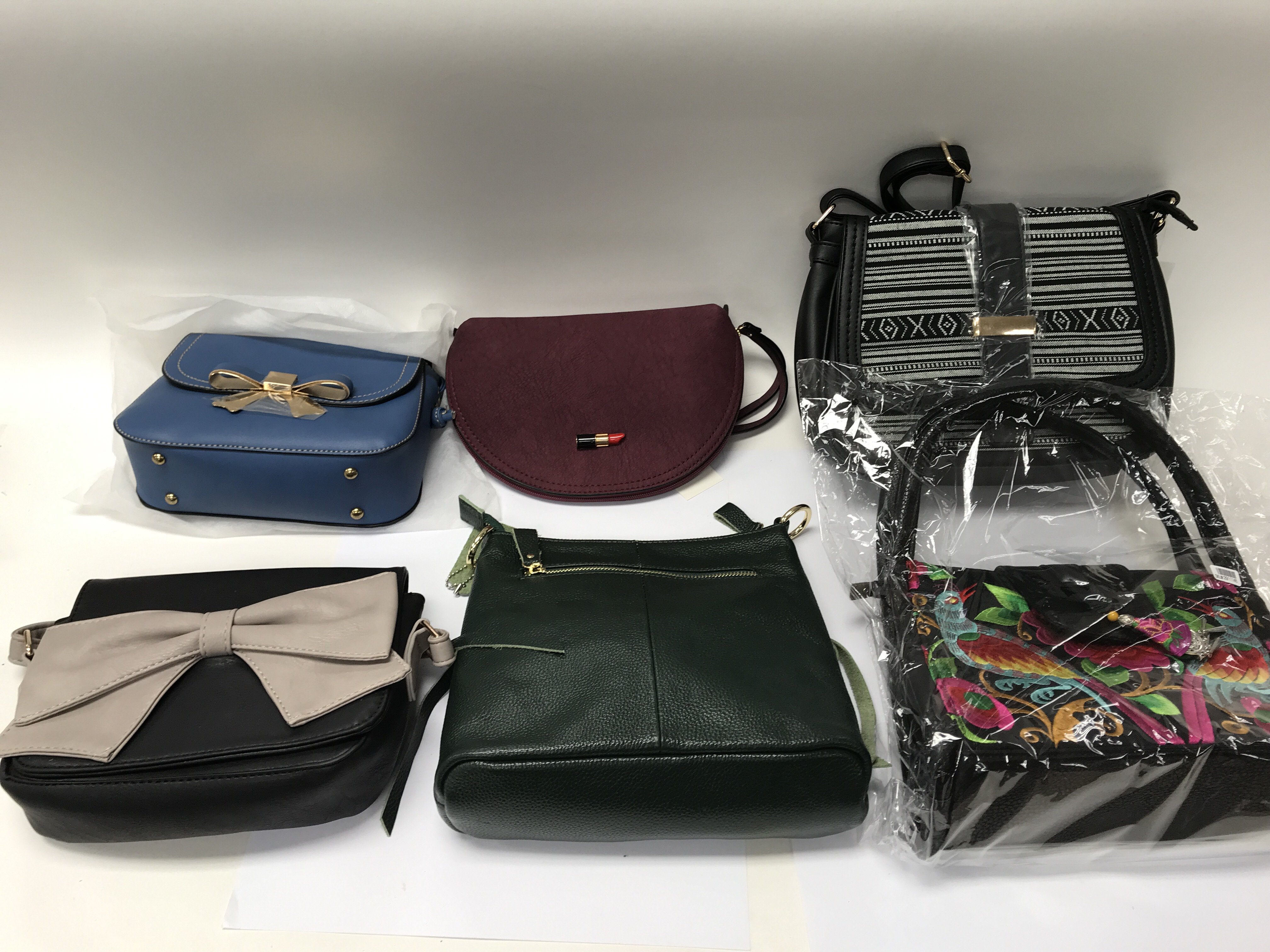 A collection of approx 15 handbags (some leather)