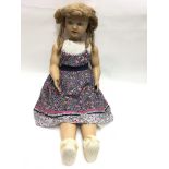 A large mid 20th century composite doll.Approx 92c