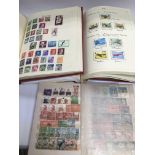 Five albums of mixed GB and foreign stamps.