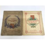 A pair of cigarette card books concerning 'Uniforms of the Territorial Army' & 'Military Uniforms of