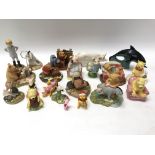 A collection of Doulton 'Winnie The Pooh' figures