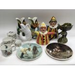 A collection of ceramics including Wedgwood Peter