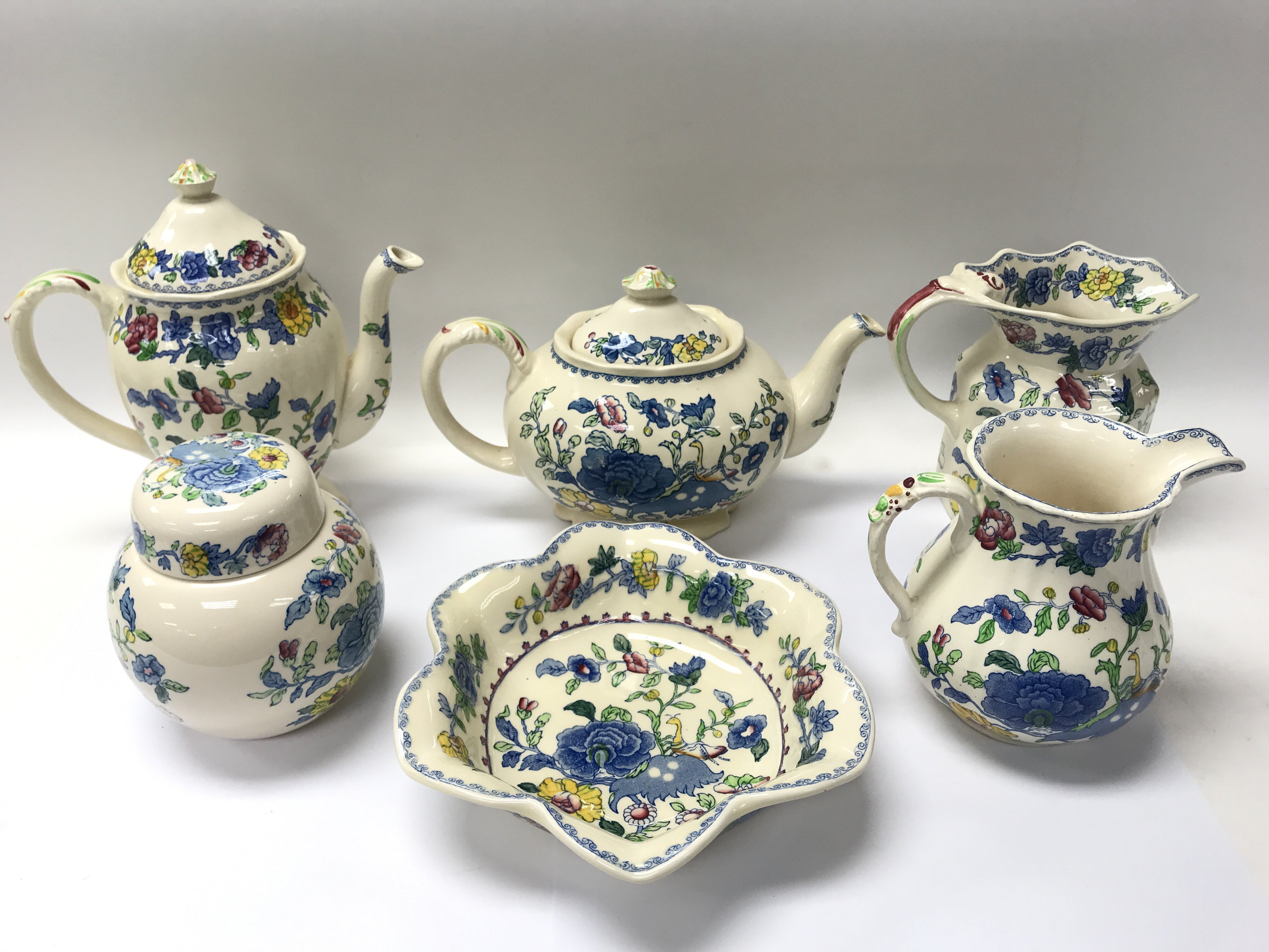 A collection of Masons Patent Ironstone China Rege