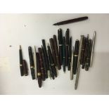 A collection of pens various