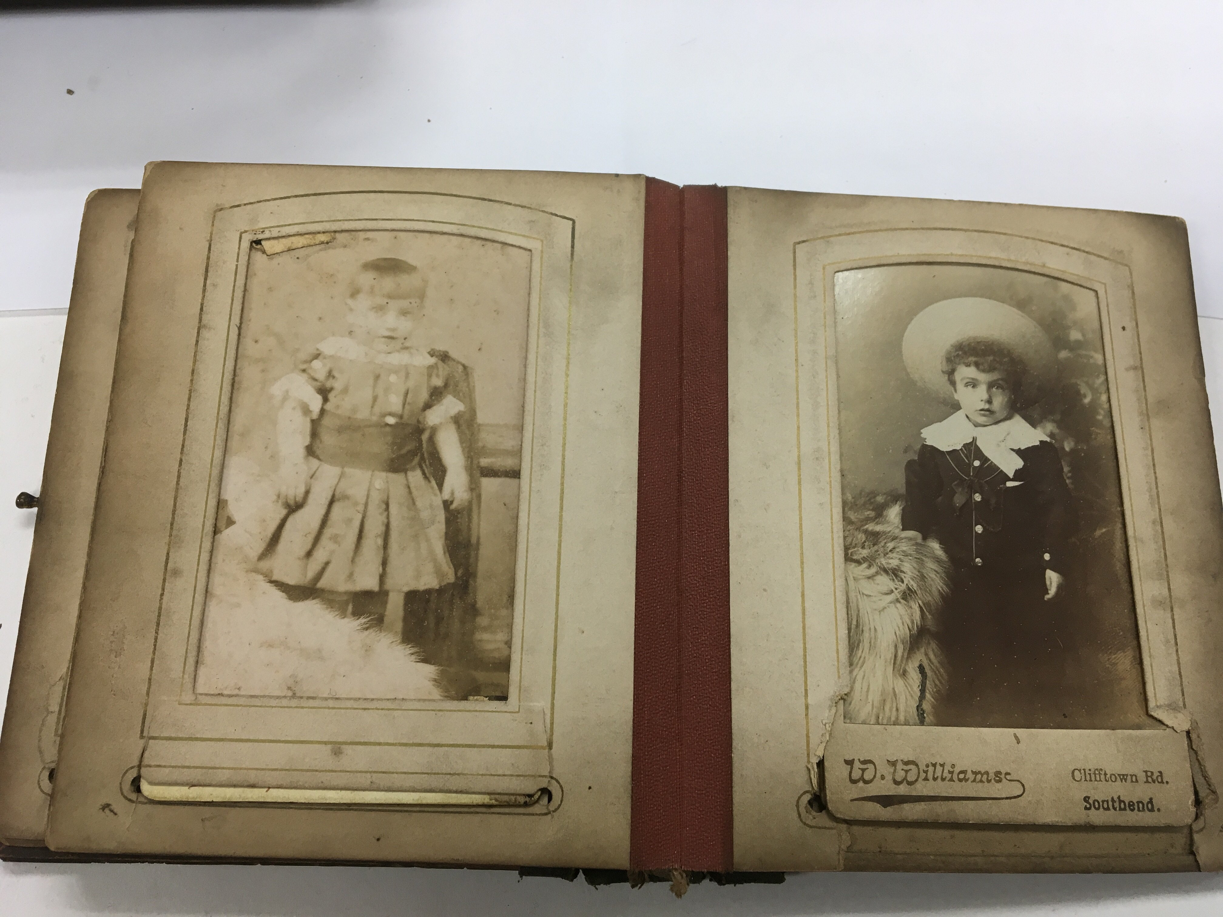 Three Victorian photo albums containing portrait s - Image 2 of 3