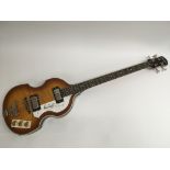 An Epiphone Viola bass guitar of Hofner Violin sty