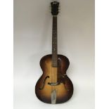 An Hofner Congress in tobacco burst, number 14895.