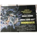 An original UK quad poster for the 1979 James Bond