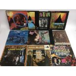 A collection of blues rock related LPs by various