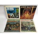 Four John Mayall LPs comprising 'Blues Breakers wi