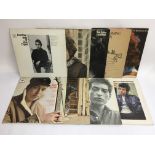 Nine Bob Dylan LPs including various ressues of his early albums.