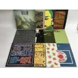 Twelve LPs and 12 inch singles by XTC including 'B