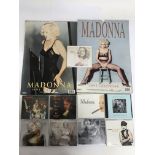 A collection of Madonna 7" singles (mainly with picture sleeves) together with some CD singles and a