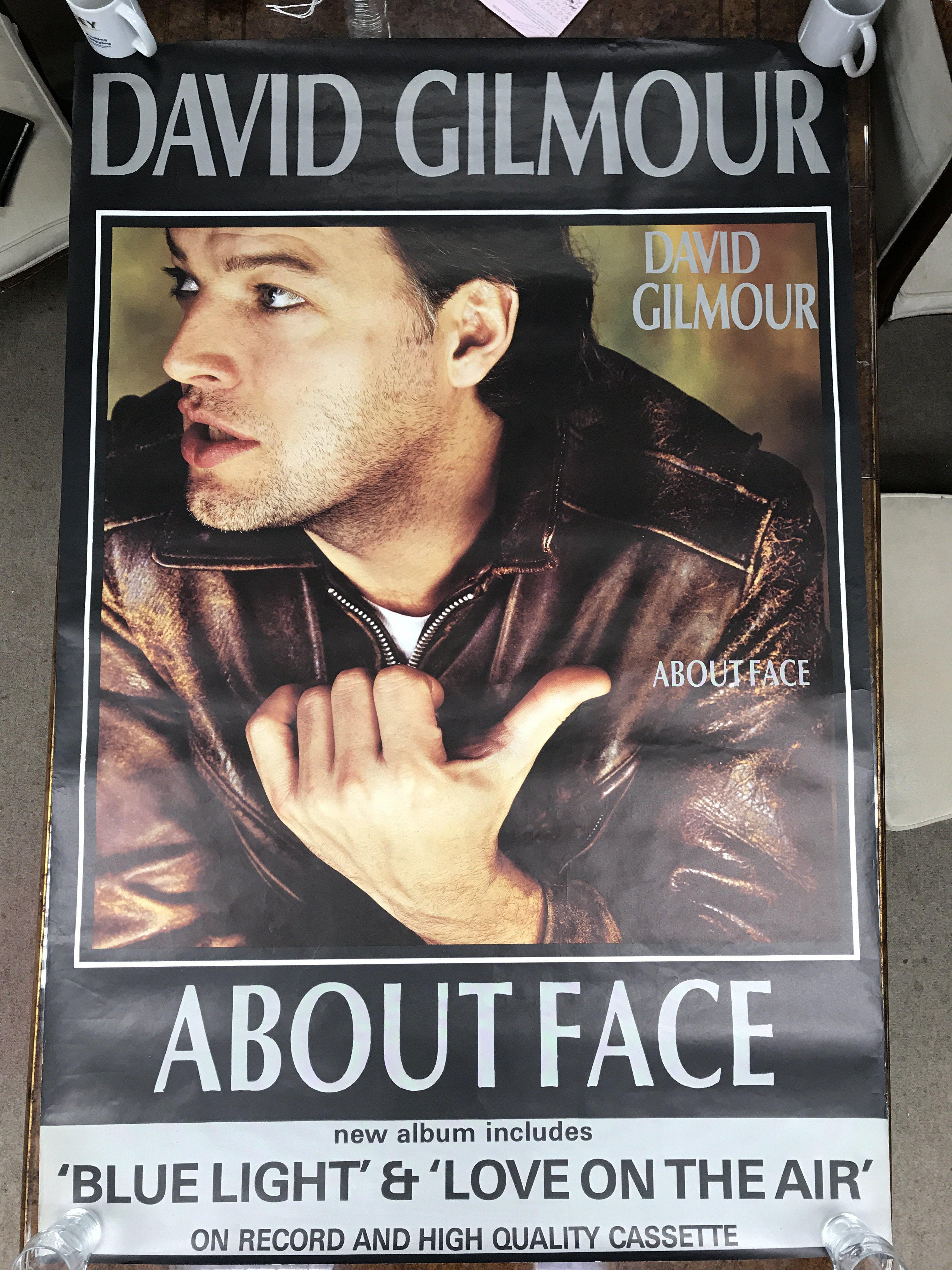 A billboard poster for David Gilmours 1984 album '