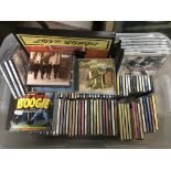 Two boxes of CDs by various artists including some box sets.