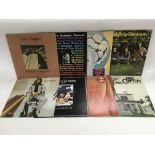 Eight Eric Clapton and related LPs including '461